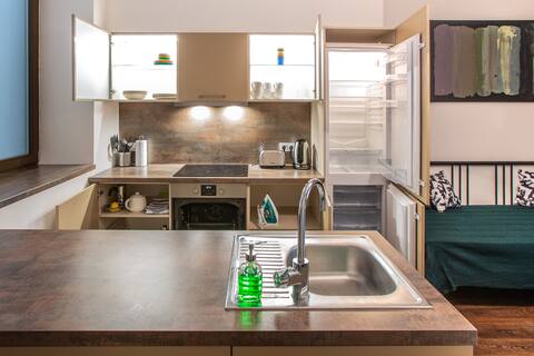 Successful Airbnb property: Modern family apt. with Central Square entrance in Hradec Králové