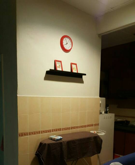 Iron and iron board provided