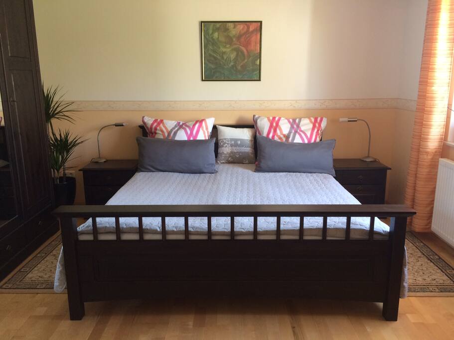 queen size in master bedroom