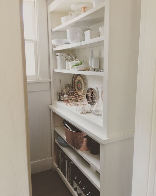 A Walk-In Pantry with All of your Cooking Needs