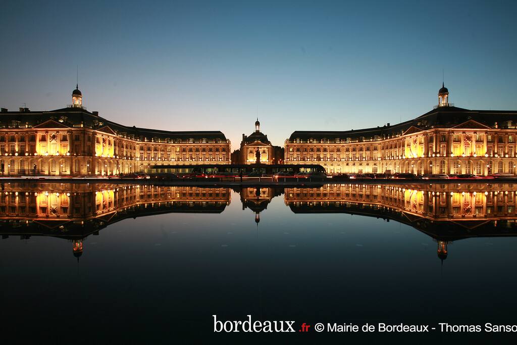 Place de la bourse de nuit, à 50 mètres du logement (50 meters away)