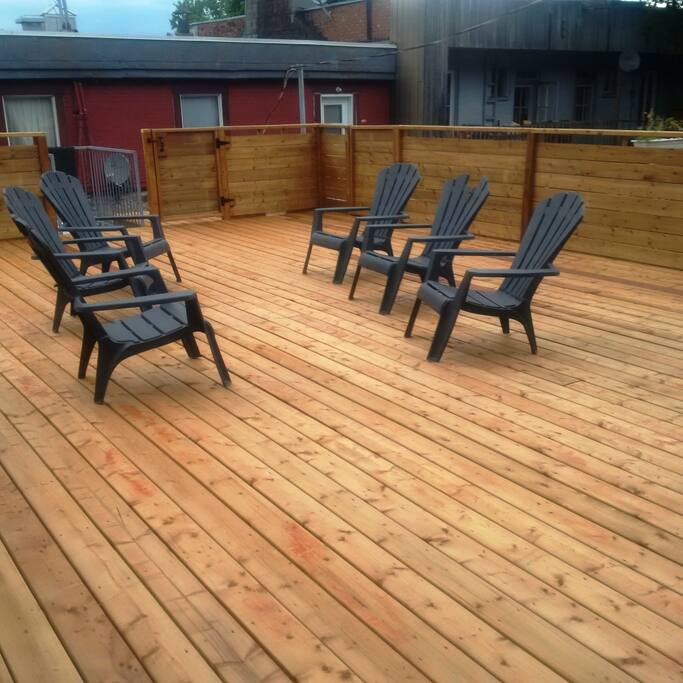 Terrasse privée (20' X 30')