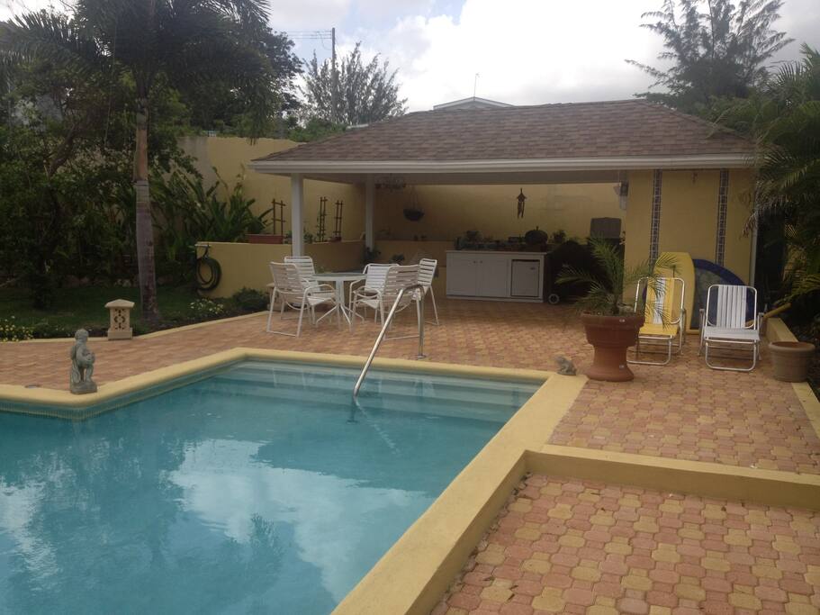 Pool and gazebo
