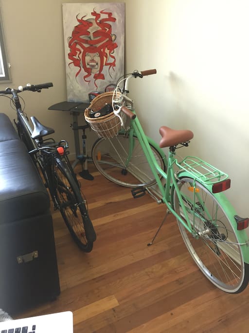 Our bikes! Feel free to use.