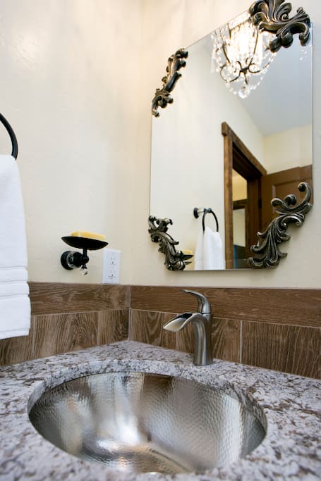 Bathroom vanity.