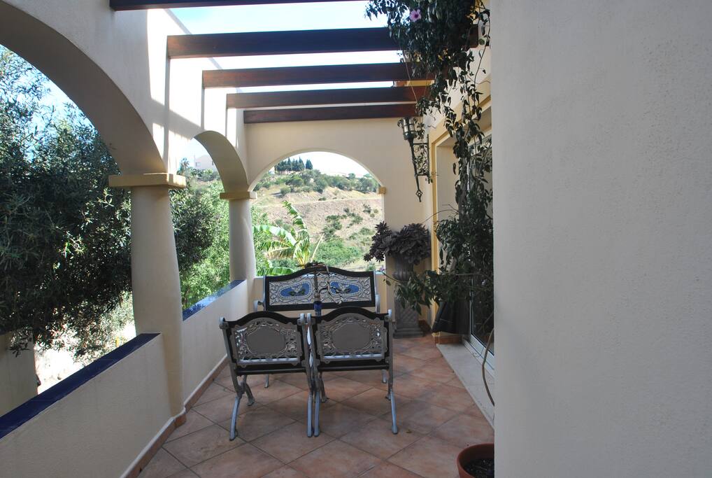 Terraza exterior trasera