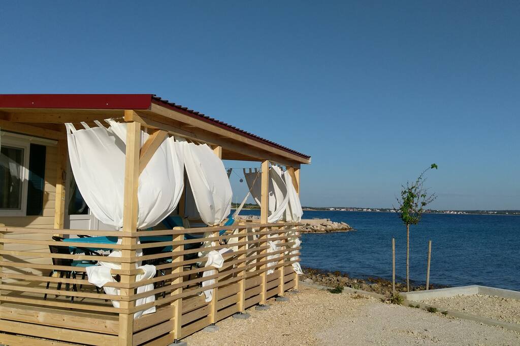 Located next to the sea