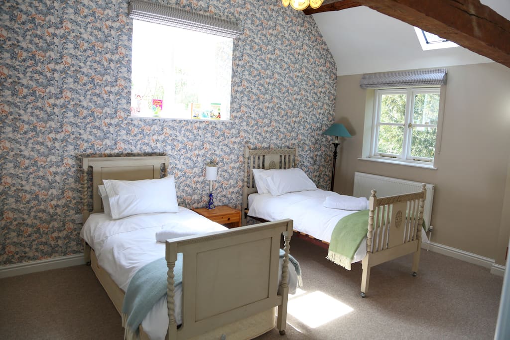 Plenty of space for two single beds