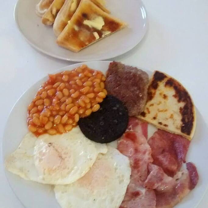 Breakfast available if required for an additional fee or cook your own.