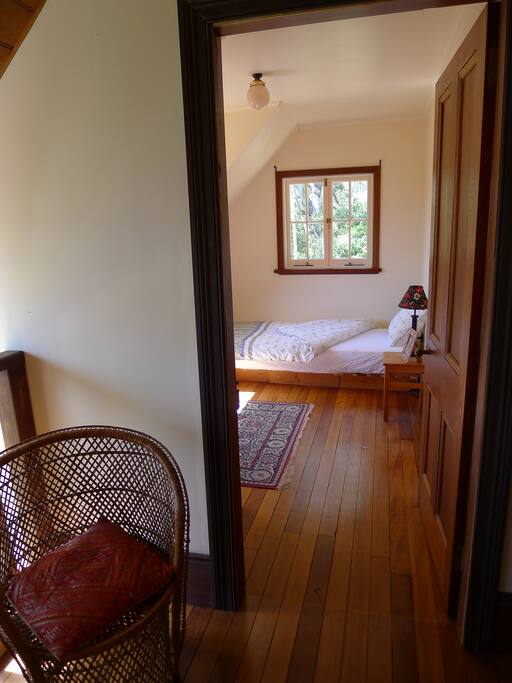 Access to room from upstairs mezzanine