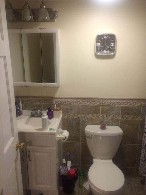 Bathroom you share with one other female.