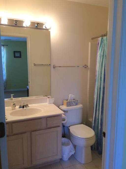 Private bathroom with tub