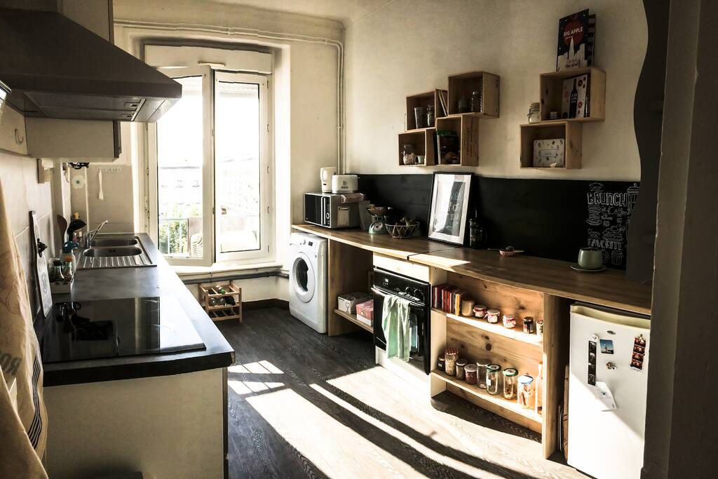 La cuisine entièrement équipée