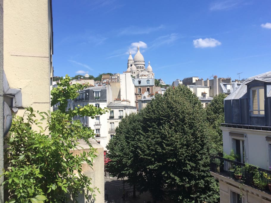 Great view on the Sacré Coeur !