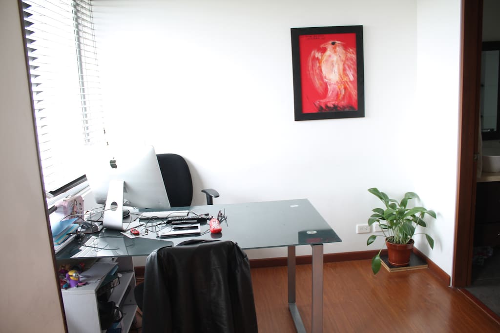 Escritorio de Vidrio, estudio.