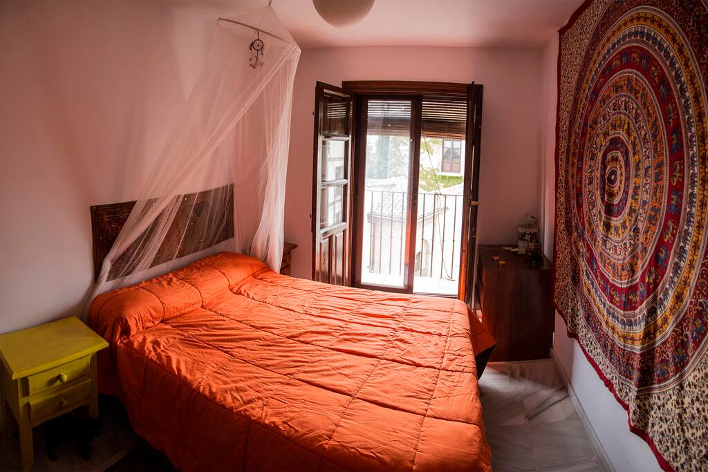 the bedroom