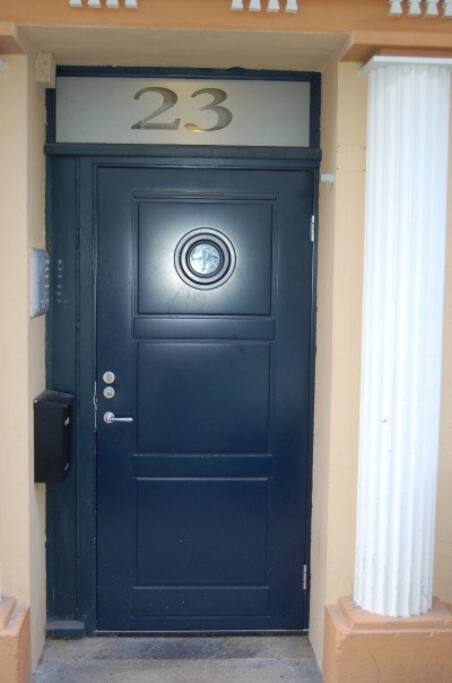 The door. Welcome!