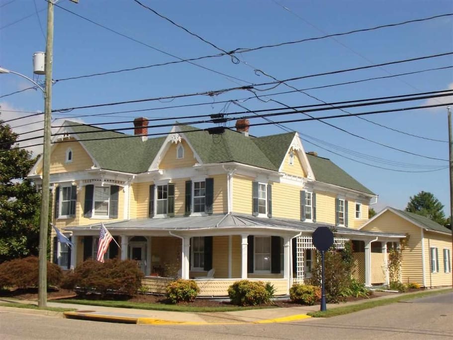 View of the house from the street.