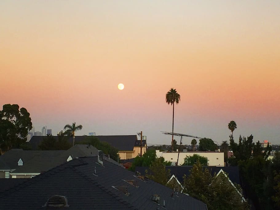 Sunsets from the balcony