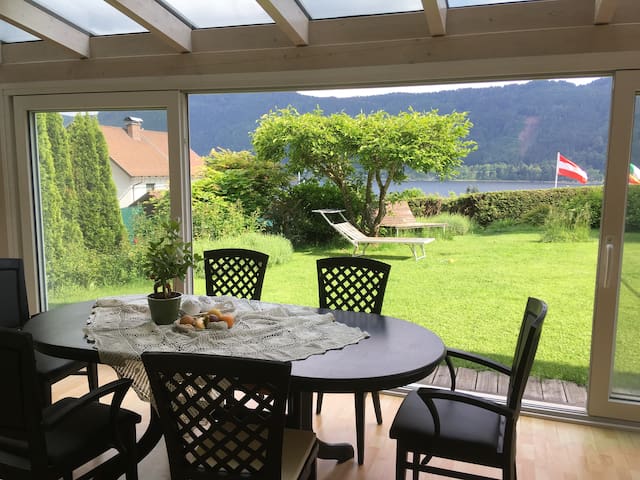 Sattendorf on the Ossiacher See with a view