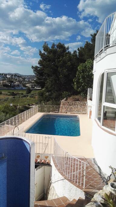 Pool area by the Naya