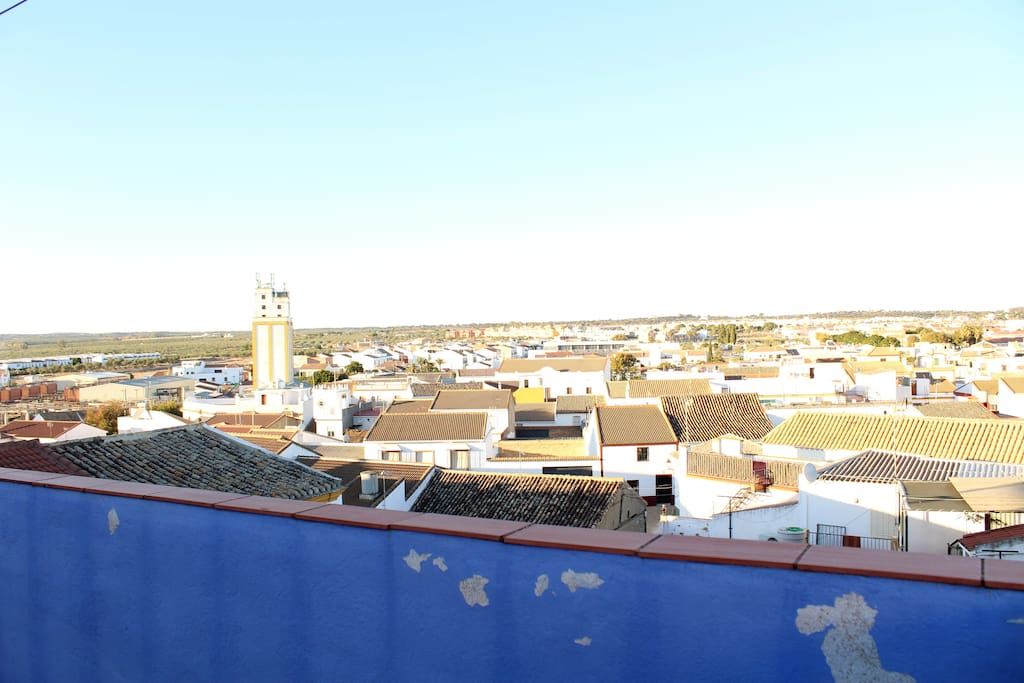 Vistas de Gerena, desde la azotea.
