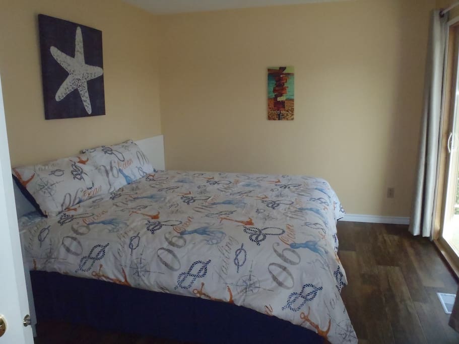 Deluxe Room with king bed.