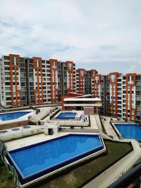 Apartment in Girardot with 4 swimming pools and 3 jacuzzi