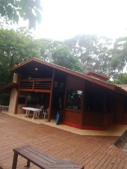 SUNSET HOUSE ILHA DO MEL - no pé da areia - Nova Brasilia