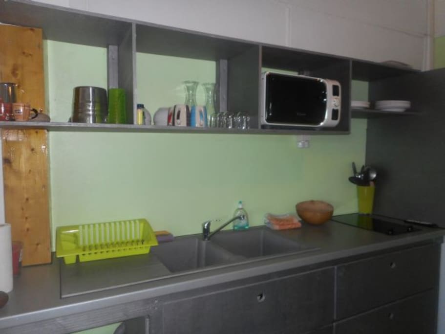 Cuisine entièrement équipée.