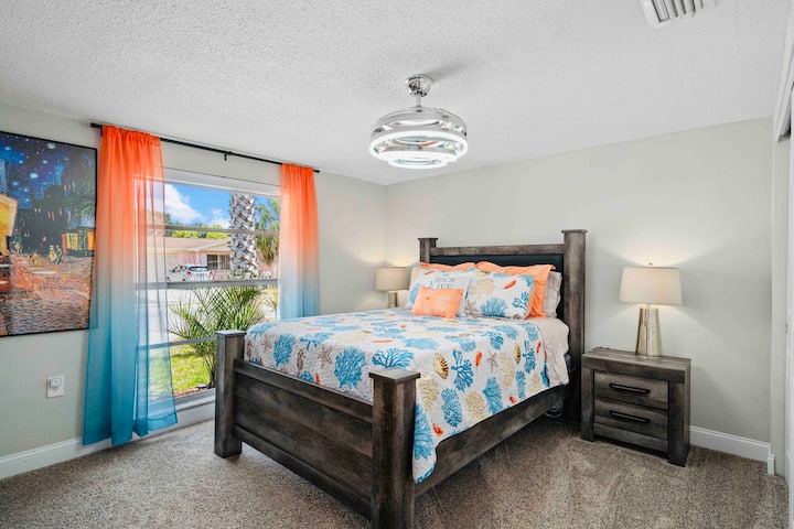 Tweede slaapkamer met queensize bed 