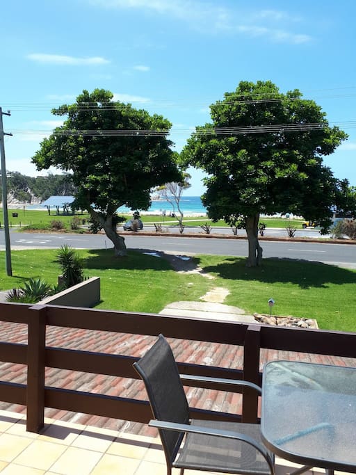 View from veranda.