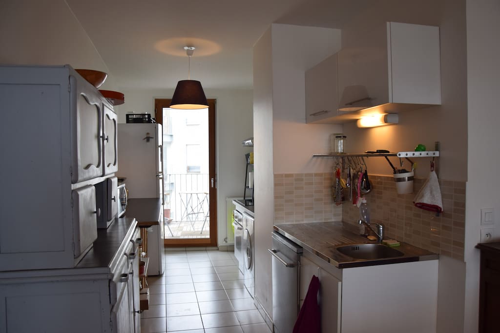 Cuisine très bien équipée