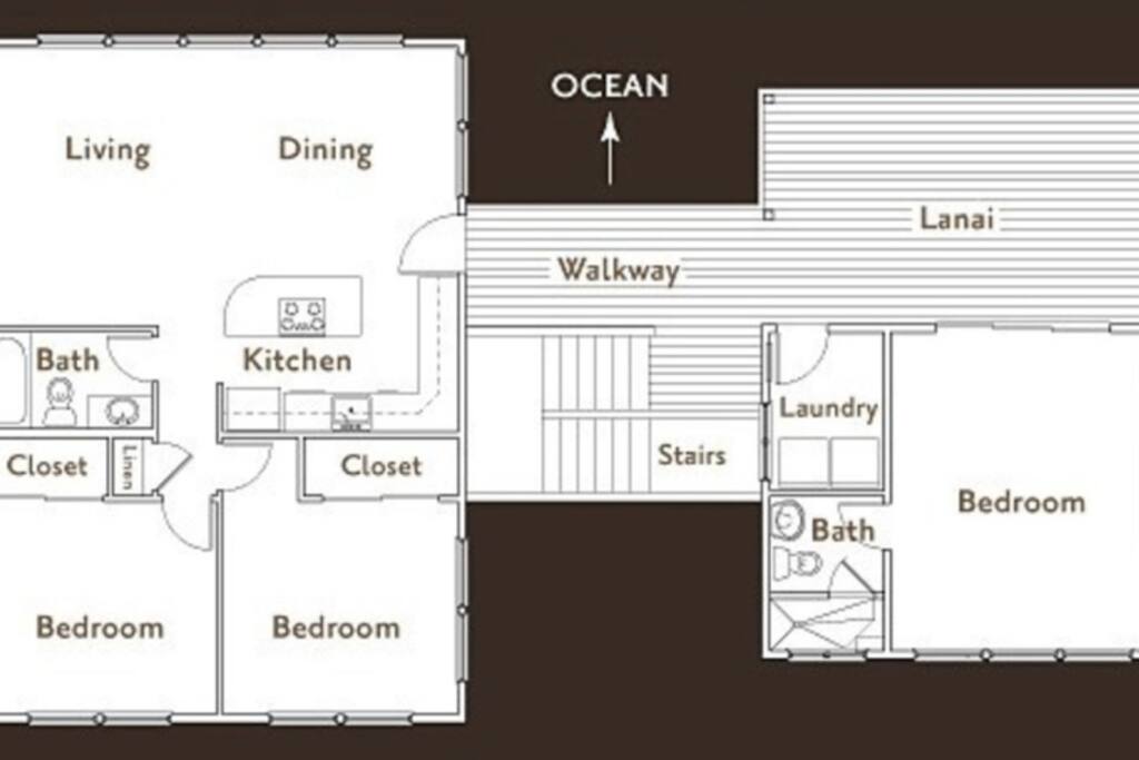 Unique house floor plan.
