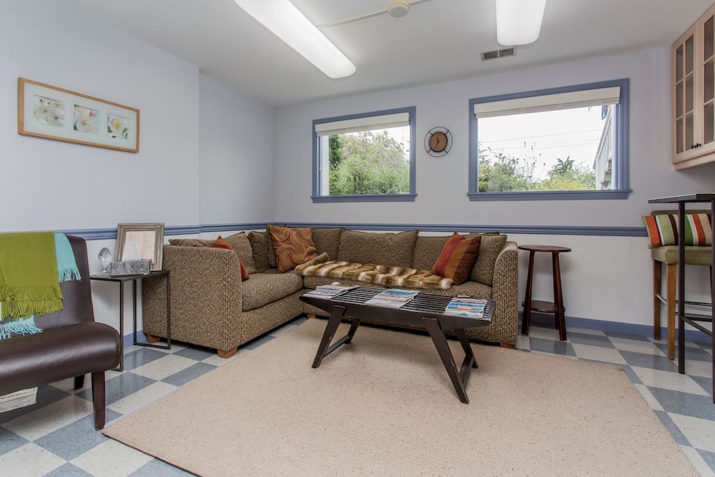 Imagine yourself here relaxing with good conversation, friends, and a glass of wine!