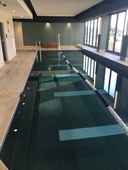 Indoor swimming pool available to guests