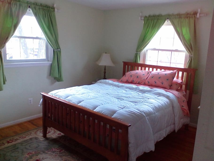 large room upstairs double bed