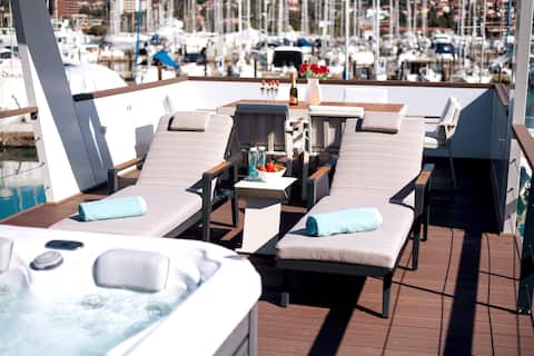 NEW★ADRIA PORTOROŽ LUXURY HOUSEBOAT★Jacuzzi★