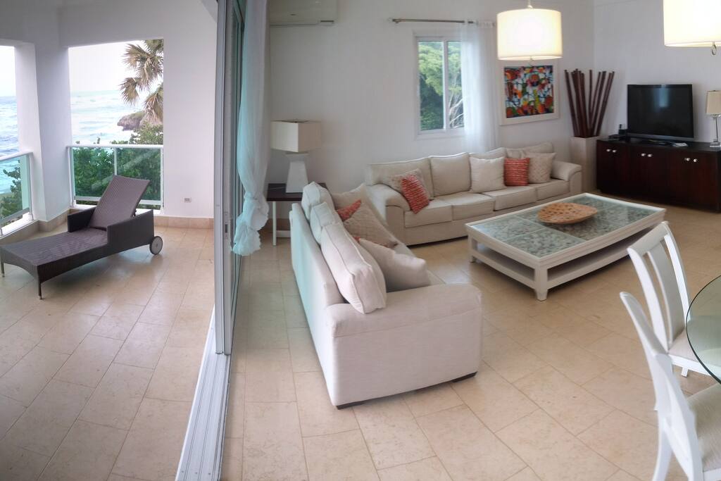 Panoramic Beach View Sliding Door Windows