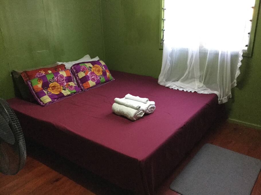 A comfortable bed awaits you after a tiring day which will make you dream the night away