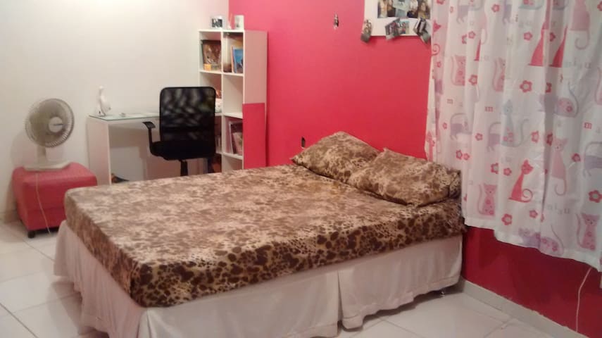 Suite in family home.