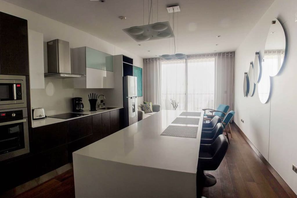 Area de comedor y cocina
