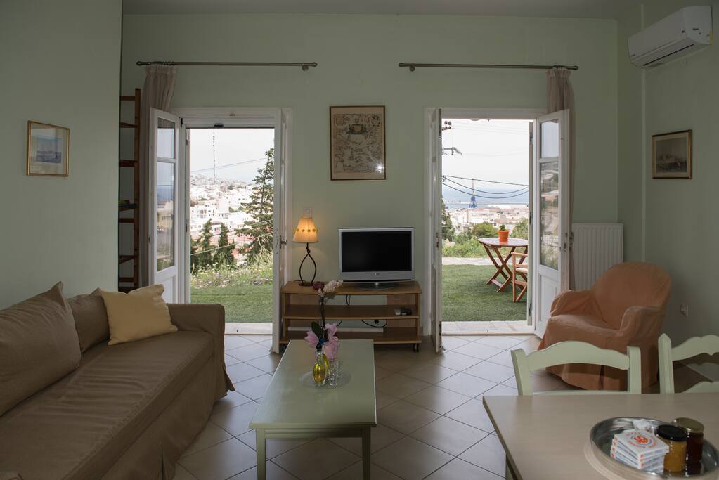 Living room and outdoor view