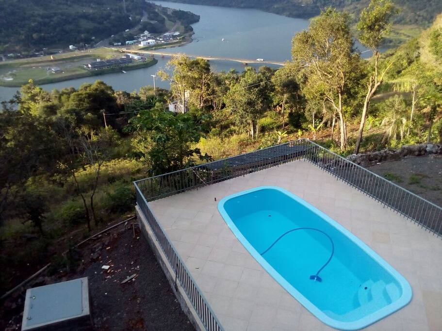 Piscina com aquecimento solar