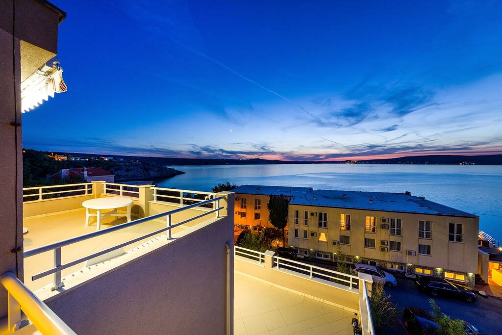 Sunset from balcony