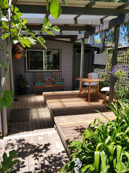 Private back deck