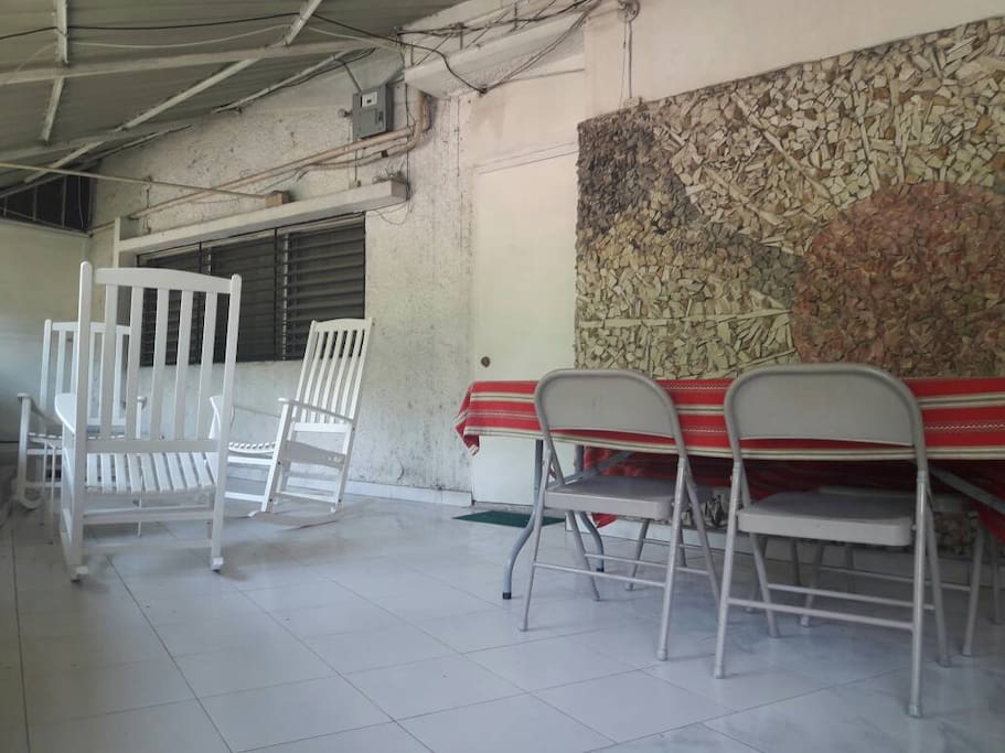 Common area by the balcony