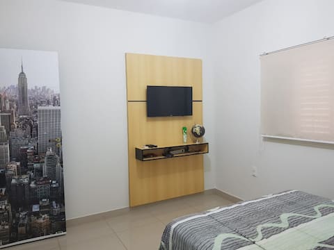 Bedroom and Suite, TV and Air Conditioning (separate from the house)