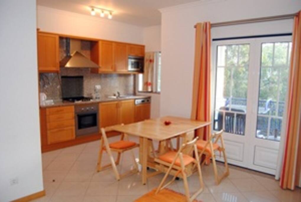 Kitchen and dinning area