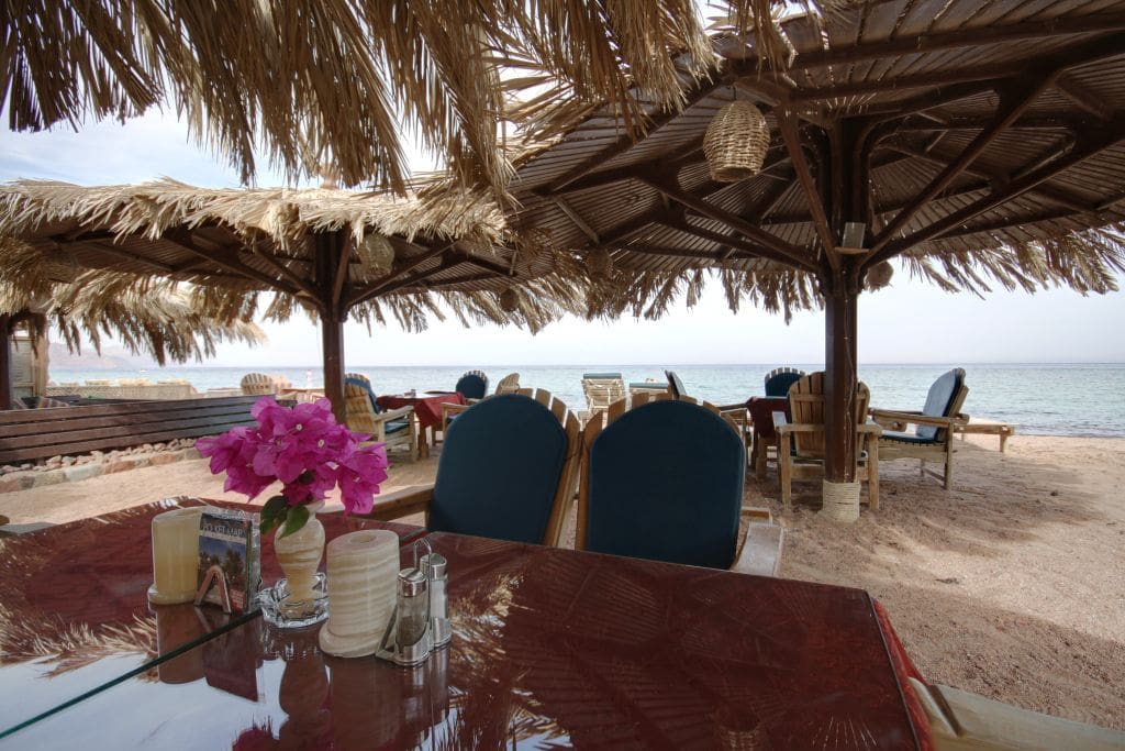 Enjoy your breakfast on the beach.